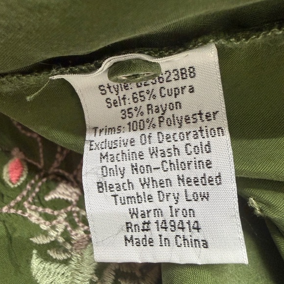 Johnny Was Gila Embroidered Tunic Size M - Picture 8 of 9